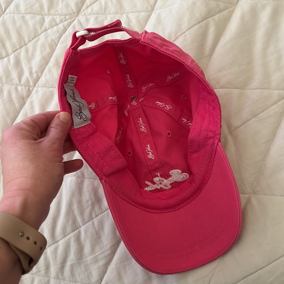 Sea Island Womens Golf Cap Hat pink embroidered - Picture 5 of 16